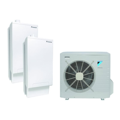Daikin Altherma R Hybrid Wärmepumpen Set EVLQ08CV3 + EHYHBH08AV32 + EHYKOMB33AA2 8,0 kW
