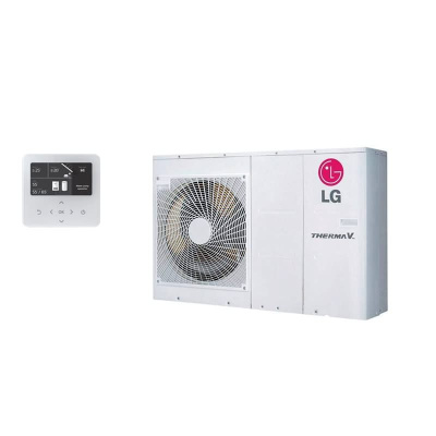LG THERMA Luft/Wasser-Wärmepumpe HM091MR.U44 Monobloc 9,0 kW zum Heizen + Kühlen R32