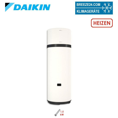 Daikin Altherma M HW 200 EKHHE200CV37 Brauchwasserwärmepumpe mit 200 Liter Speicher 1.5 kW Heizstab