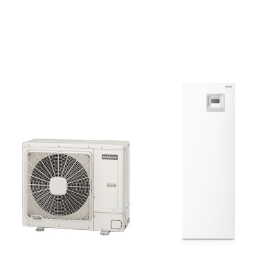 Hitachi Yutaki S Combi 4,3 kW RAS-2WHVRP1 + RWD-2.0RW1E-220S Wärmepumpe + Hydromodul/Speicher 220 L