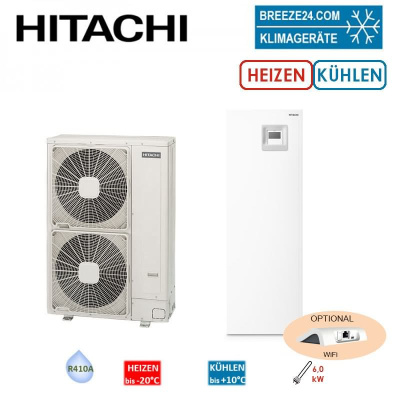 Hitachi Yutaki S Combi 16 kW RAS-6WHVNPE + RWD-6.0NW1E-220S Wärmepumpe + Hydromodul/Speicher 220 L