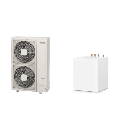 Hitachi Yutaki S80 14 kW RAS-5WHNPE + RWH-5.0NFE Wärmepumpe + Hydromodul für Heizung+Warmwasser 400V