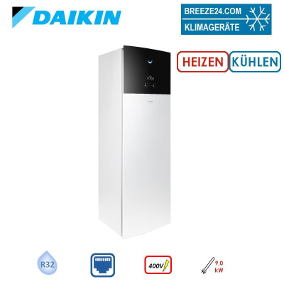 Daikin Altherma 3 Geo EGSAX06D9W Sole Wärmepumpe mit LAN Adapter + Warmwasserspeicher 180Liter 6,0kW