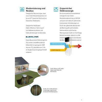 Daikin Altherma 3 Geo EGSAX06D9W Sole Wärmepumpe mit LAN Adapter + Warmwasserspeicher 180Liter 6,0kW