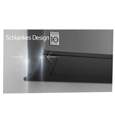 LG Set WiFi Wandgerät Artcool Energy 2,5 kW - AC09BK.NSJ + AC09BK.UA3 | Raumgröße 25 - 30 m² | R32