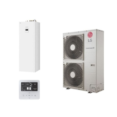 LG THERMA V Wärmepumpen Set HU123MRB.U30 + HN1616Y.NB1 Wärmepumpe+Hydromodul/Speicher 200L 12kW 400V