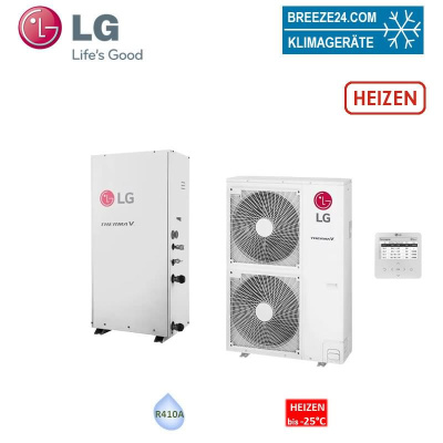 LG THERMA V Wärmepumpen Set HU161HA.U33 + HN1610H.NK3 Wärmepumpe + Hydromodul 16 kW nur Heizen