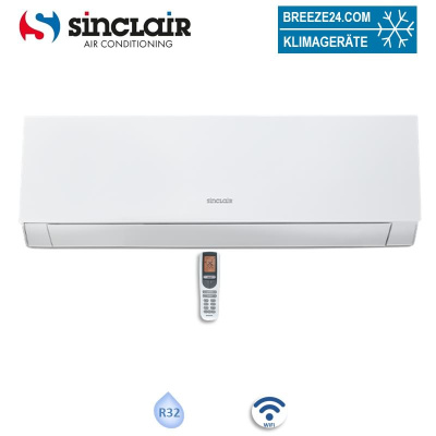 Sinclair Wandgerät MARVIN SIH-12BIMW | WiFi | 3,5 kW | weiss | Raumgröße 35 - 40 m²