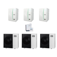 Mitsubishi Electric Wärmepumpen Kaskaden Set MP 3.60...