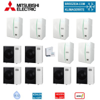 Mitsubishi Electric Wärmepumpen Kaskaden Set MP 6.85...