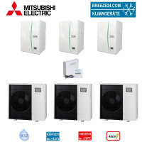 Mitsubishi Electric Wärmepumpen Kaskaden Set MP...