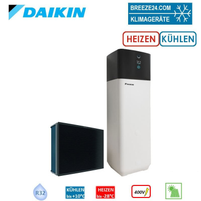 Daikin Altherma 3 H HT ECH2O Set EPRA16DW17 + ETSXB16P50E7 Wärmepumpe + Hydrobox/Speicher 500 Liter