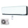 Mitsubishi Heavy Set SRK25ZSX-WFB + SRC25ZSX-W Wandgerät Schwarz/Weiss 2,5kW WiFi Raumgröße 25-30 m²