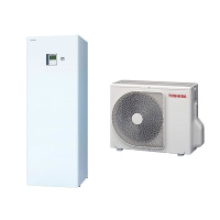 Toshiba Wärmepumpen Set ESTIA HWT-401HW-E +...