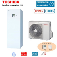 Toshiba Wärmepumpen Set ESTIA HWT-601HW-E +...