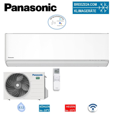 Panasonic Set Wandgerät Etherea WiFi 7,1 kW - CS-Z71XKEW + CU-Z71XKE R32 Klimaanlage