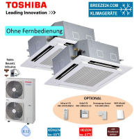 Toshiba Set 2 x RAV-HM561UT-E + Blende RBC-U41PGW-E +...