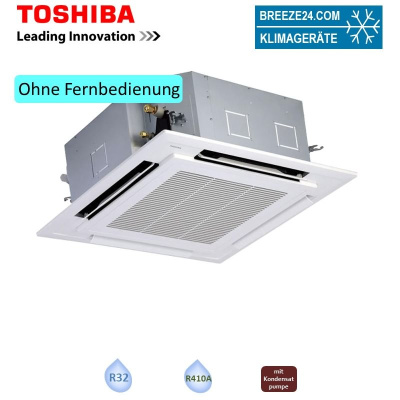 Toshiba RAV-HM561UTP-E + Blende RBC-U31PGP(W)-E 4-Wege-Deckenkassette (Simultan) 5,0 kW