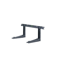 Wandkonsole in schwarz Länge 465 mm | bis 140 kg...