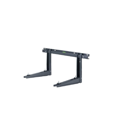 Wandkonsole in schwarz Länge 550 mm | bis 140 kg für Klimaanlagen und Wärmepumpen Außengeräte WK10