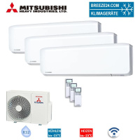Mitsubishi Heavy Set 3 Wandgeräte 2,0/2,5/3,5kW...