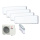 Mitsubishi Heavy Set 2 x SRK20ZS-WF + SRK25ZS-WF+ SRK50ZS-WF + SCM80ZS-W 2,0/2,5/5,0kW WiFi