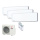 Mitsubishi Heavy Set 3 Wandgeräte SRK20ZS-WF + SRK35ZS-WF + SRK50ZS-WF+SCM71ZS-W 2,0/3,5/5,0 kW WiFi