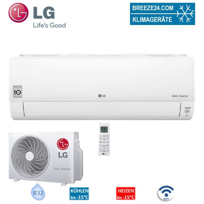 LG Set DC12RK NSJ + DC12RK UL2 Wandgerät Deluxe Dualcool 3,5 kW WiFi | Raumgröße 35 - 40 m² | R32
