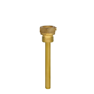 WIKA FTTH Schutzrohr Cr-Ni-Stahl 1/2" x 45 - 200 mm Länge für Thermometer