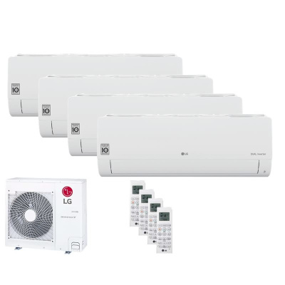LG Set 4 Wandgeräte PC09ST NSJ + MU5R30 U40 Standard Plus 2,5 kW R32 Klimaanlage