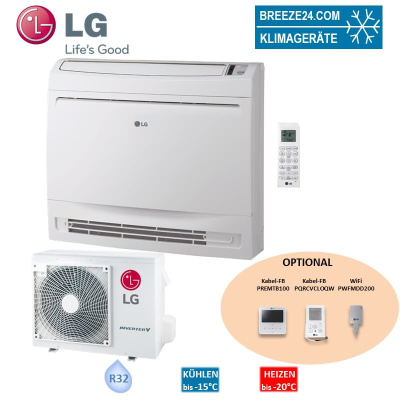 LG Electronics Set UQ12F NA0 + UUA1 UL0 Truhengerät 3,5 kW Raumgröße 35 - 40 m² | R32