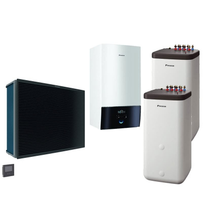Daikin Altherma 3 H HT Set EPRA18DW17 + ETBX16E9W7 + 2 x EKHWP54419B + Hydromodul + Speicher 1.000L
