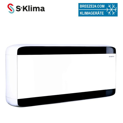 S-Klima ESTESW20-3DX-ORC236 Kaltwasser Wandtruhengerät 2-Leiter zum Heizen + Kühlen 2,0 kW
