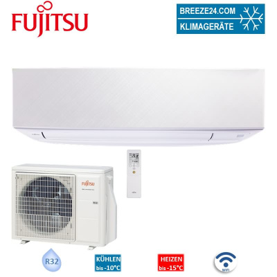 Fujitsu Set ASYG14KETE + AOYG14KETA Wandgerät WiFi Design eco 4,2 kW | Raumgröße 40 - 45 m² | R32