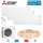 Mitsubishi Electric Set 3 Wandgeräte WiFi 2,5 kW 3 x MSZ-AY25VGKP + MXZ-3F68VF R32 Klimaanlage