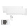 Mitsubishi Electric Set 2 Wandgeräte WiFi Kompakt 2,5/3,5 kW MSZ-AY25VGKP + MSZ-AY35VGKP + MXZ-2F42VF4