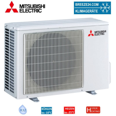 Mitsubishi Electric MUZ-LN35VGHZ2 Außengerät Hyper Heating 3,5 kW für 1 Raum mit 35 - 40 m² R32