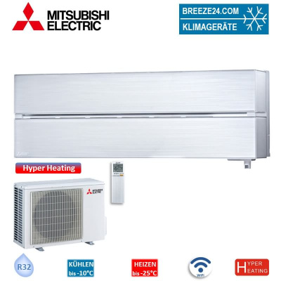 Mitsubishi Electric Set Wandgerät Diamond WiFi MSZ-LN35VG2V + MUZ-LN35VGHZ2 Hyper Heating 3,5 kW