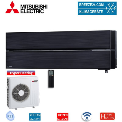 Mitsubishi Electric Set Wandgerät Diamond WiFi MSZ-LN50VG2B + MUZ-LN50VGHZ3  Hyper Heating 5,0 kW
