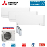 Mitsubishi Electric Set 3 Wandgeräte WiFi...