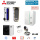 Mitsubishi Electric Set PUD-SHWM120YAA + EHSD-YM9D Wärmepumpe/Hydromodul+Speicher 12,0 kW 200 L 400V