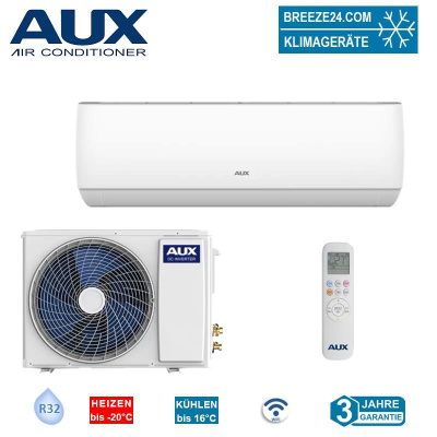 AUX Klimaanlagen Set J-Smart Nordic WiFi ASW-H24F7B4 + JOR3DI-B9 7,2 kW für 1 Zimmer mit 70 - 75 m²