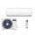 AUX Klimaanlagen Set J-Smart Nordic WiFi ASW-H24F7B4 + JOR3DI-B9 7,2 kW für 1 Zimmer mit 70 - 75 m²