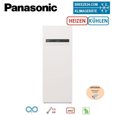 Panasonic Aquarea T-CAP Generation K WH-ADC0912K9E8 Hydromodul/Speicher 185 Liter 9 kW Heizstab 400V