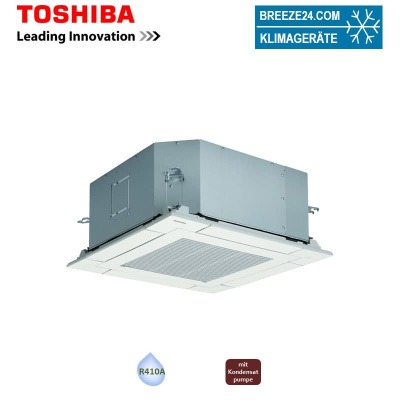 Toshiba MMU-UP0091MHP-E + RBC-UM21P-E 4-Wege-Deckenkassette Euro-Raster VRF 2,8 kW