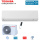 Toshiba Set RAS-B24P2KVSG-E + RAS-24J2AVSG-E1 WiFi Wandgerät Shorai Curve White 70 - 75 m² 7,0 kW R32
