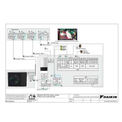 Daikin Altherma 3 H HT ECH2O Set EPRA16DW17 + ETSX16P50E7 Wärmepumpe + Hydrobox/Speicher 500L HS 9kW