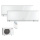 Mitsubishi Electric Set 2 Wandgeräte Premium 2,5 kW 2 x MSZ-EF25VGKW + MXZ-2F42VF5 R32 Klimaanlage