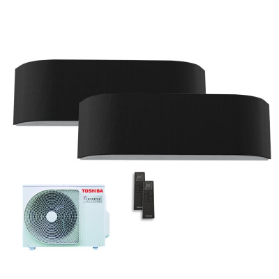 Toshiba Set RAS-B10N4KVRG-E + RAS-B13N4KVRG-E + RAS-2M14G3AVG-E Wandgeräte Haori WiFi  2,5/3,5 kW
