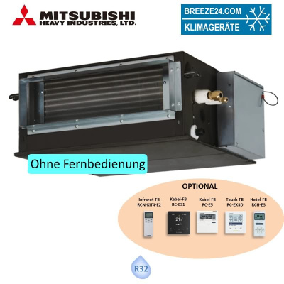 Mitsubishi Heavy FDUH22KXZE3-W KX Kanalgerät 2,2 kW R32